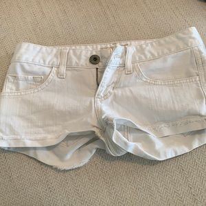 White Denim shorts